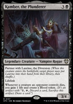 Kamber, the Plunderer - Commander: Outlaws of Thunder Junction (Rare) [137]