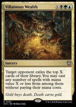 Villainous Wealth - Commander: Outlaws of Thunder Junction (Rare) [249]