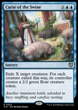 Curse of the Swine - Commander: Outlaws of Thunder Junction (Rare) [92]