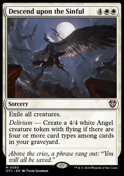 Descend upon the Sinful - Commander: Outlaws of Thunder Junction (Mythic) [80]