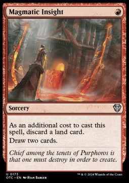 Magmatic Insight - Commander: Outlaws of Thunder Junction (Uncommon) [173]