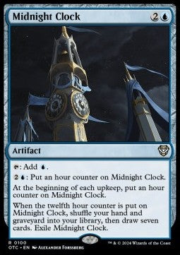 Midnight Clock - Commander: Outlaws of Thunder Junction (Rare) [100]