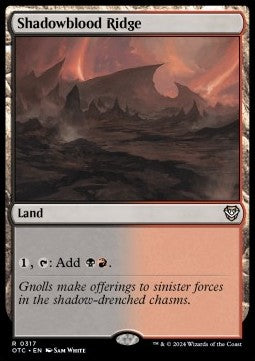 Shadowblood Ridge - Commander: Outlaws of Thunder Junction (Rare) [317]