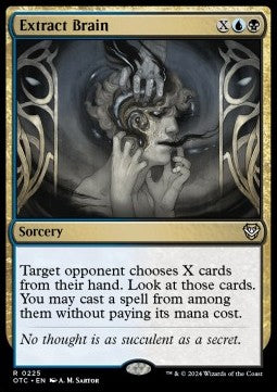 Extract Brain - Commander: Outlaws of Thunder Junction (Rare) [225]