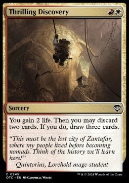 Thrilling Discovery - Commander: Outlaws of Thunder Junction (Common) [245]