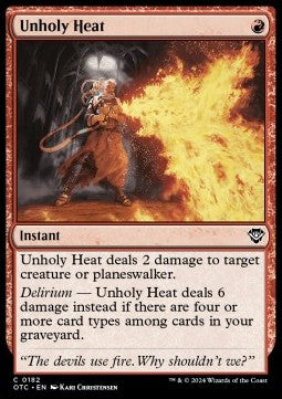 Unholy Heat - Commander: Outlaws of Thunder Junction (Common) [182]