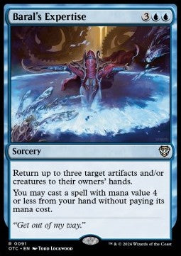 Baral's Expertise - Commander: Outlaws of Thunder Junction (Rare) [91]