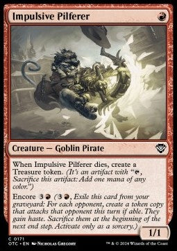 Impulsive Pilferer - Commander: Outlaws of Thunder Junction (Common) [171]