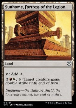 Sunhome, Fortress of the Legion - Commander: Outlaws of Thunder Junction (Uncommon) [324]