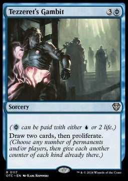 Tezzeret's Gambit - Commander: Outlaws of Thunder Junction (Rare) [117]