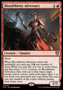 Bloodthirsty Adversary - Commander: Outlaws of Thunder Junction (Mythic) [157]