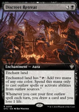 Discreet Retreat - Commander: Outlaws of Thunder Junction: Extras (Rare) [56]