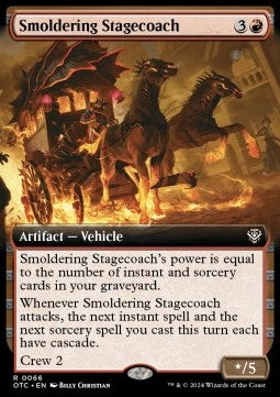 Smoldering Stagecoach - Commander: Outlaws of Thunder Junction: Extras (Rare) [66]