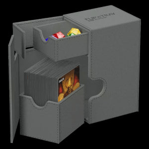 Ultimate Guard Flip'n'Tray Monocolor Deck Case 80+ (Gray)