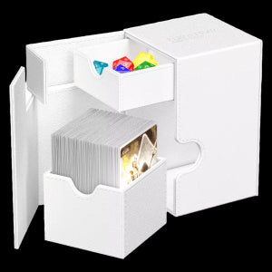 Ultimate Guard Flip'n'Tray Monocolor Deck Case 100+ (White)