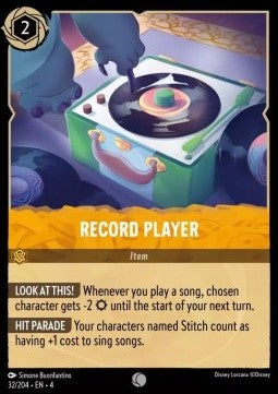 Record Player - Ursula's Return (Common) [32]