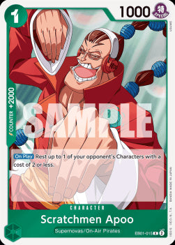 Scratchmen Apoo (EB01-015) - Memorial Collection (Rare) [EB01-015]