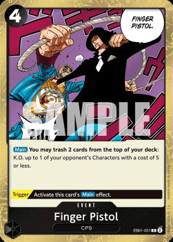 Finger Pistol (EB01-051) - Memorial Collection (Rare) [051]