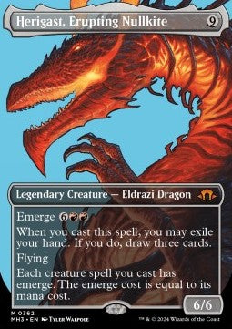 Herigast, Erupting Nullkite (V.1) - Modern Horizons 3: Extras (Mythic) [XMH3-362]