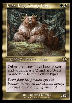 Kudo, King Among Bears (V.2) - Modern Horizons 3: Extras (Rare) [XMH3-432]