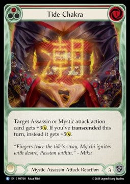 Tide Chakra (Red) (Rainbow Foil) - Part the Mistveil (Rare) [MST-011]