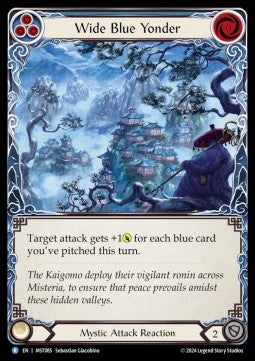 Wide Blue Yonder (Rainbow Foil) - Part the Mistveil (Rare) [MST-085]