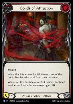 Bonds of Attraction (Red) (Regular) - Part the Mistveil (Rare) [MST-109]