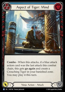 Aspect of Tiger: Mind (Rainbow Foil) - Part the Mistveil (Rare) [MST-166]