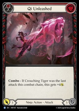 Qi Unleashed (Red) (Regular) - Part the Mistveil (Rare) [MST-167]