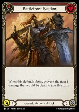 Battlefront Bastion (Red) (Rainbow Foil) - Part the Mistveil (Common) [MST-203]