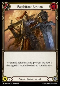 Battlefront Bastion (Yellow) (Rainbow Foil) - Part the Mistveil (Common) [MST-204]