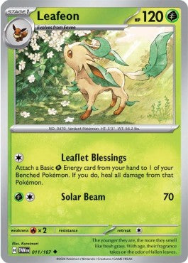 Leafeon - Twilight Masquerade (Uncommon) [011]