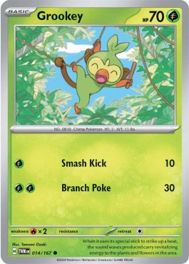 Grookey - Twilight Masquerade (Common) [014]
