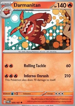 Darmanitan - Twilight Masquerade (Uncommon) [035]