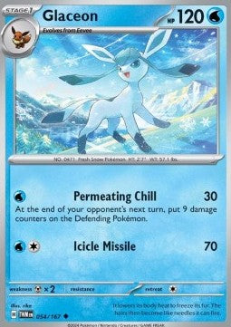 Glaceon - Twilight Masquerade (Uncommon) [054]