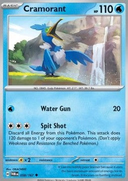 Cramorant - Twilight Masquerade (Uncommon) [058]