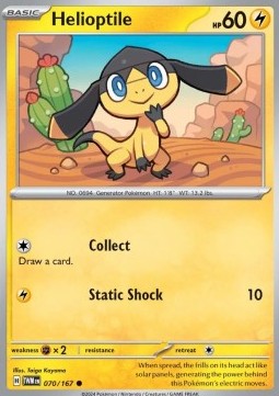 Helioptile - Twilight Masquerade (Common) [070]