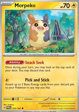 Morpeko - Twilight Masquerade (Uncommon) [072]