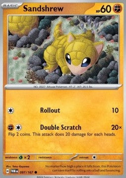 Sandshrew - Twilight Masquerade (Common) [097]