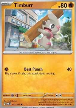 Timburr - Twilight Masquerade (Common) [103]