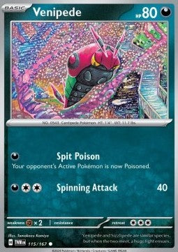 Venipede - Twilight Masquerade (Common) [115]