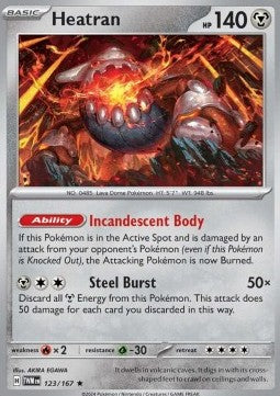 Heatran - Twilight Masquerade (Rare) [123]