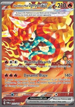 Hearthflame Mask Ogerpon ex - Twilight Masquerade (Special Illustration Rare) [TWM-212]