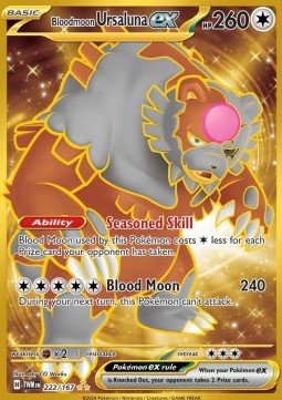Bloodmoon Ursaluna ex - Twilight Masquerade (Secret Rare) [TWM-222]
