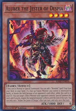 Aluber the Jester of Despia (V.1 - Super Rare) - 25th Anniversary Rarity Collection II (Super Rare) [016]