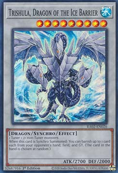 Trishula, Dragon of the Ice Barrier (V.1 - Super Rare) - 25th Anniversary Rarity Collection II (Super Rare) [026]