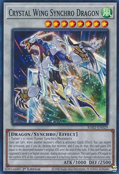 Crystal Wing Synchro Dragon (V.1 - Super Rare) - 25th Anniversary Rarity Collection II (Super Rare) [029]