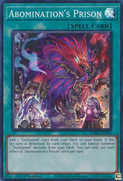 Abomination's Prison (V.1 - Super Rare) - 25th Anniversary Rarity Collection II (Super Rare) [064]