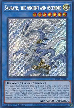 Sauravis, the Ancient and Ascended (V.3 - Secret Rare) - 25th Anniversary Rarity Collection II (Secret Rare) [019]