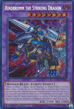 Rindbrumm the Striking Dragon (V.3 - Secret Rare) - 25th Anniversary Rarity Collection II (Secret Rare) [025]